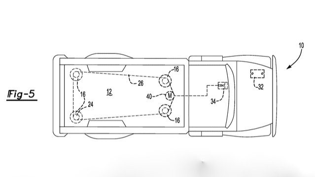 amarres invisibles pickups ford magnetic truck bed patent 3