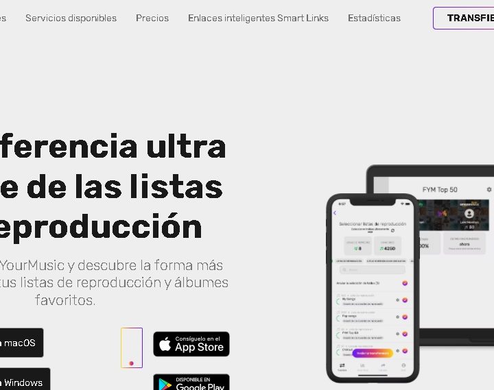 Sitio web de Free your Music