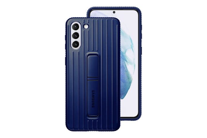 Funda protectora de Samsung en azul marino para el Samsung Galaxy S22.