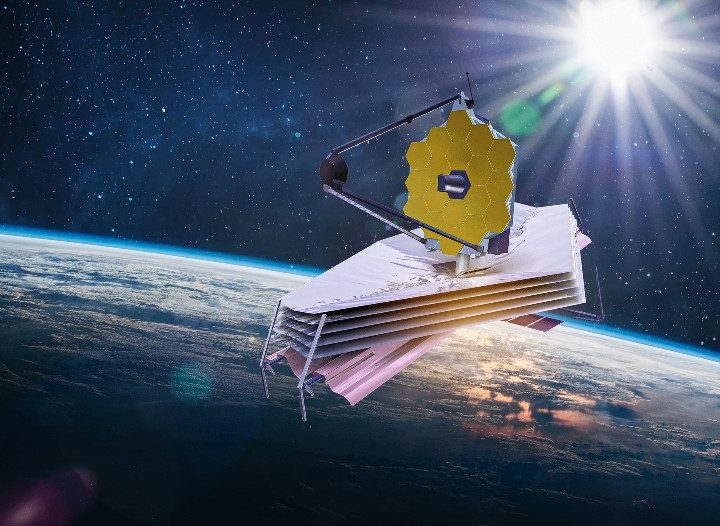 El telescopio espacial James Webb de la NASA.