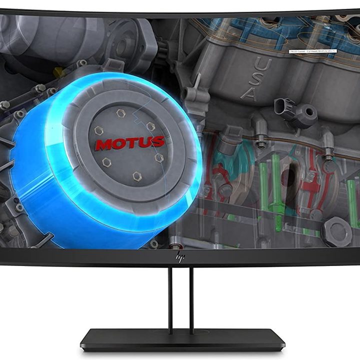 Un monitor curvo HP Z38c