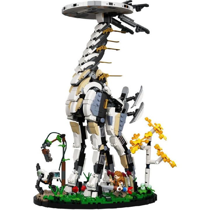 Lego anuncia un set basado en el videojuego Horizon Forbidden West y que incluye un Tallneck de 13 pulgadas de alto; costará $79.99 dólares.