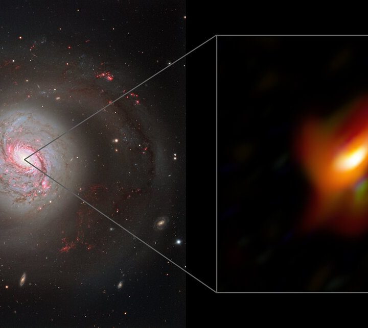 Un equipo de científicos capta la primera imagen detallada de un nucleo galáctivo activo, una estructura de polvo y gas que rodea a un masivo agujero negro.
