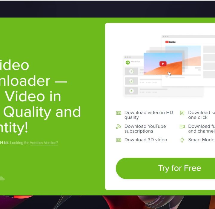 Página de inicio de la app 4K Video Downloader.