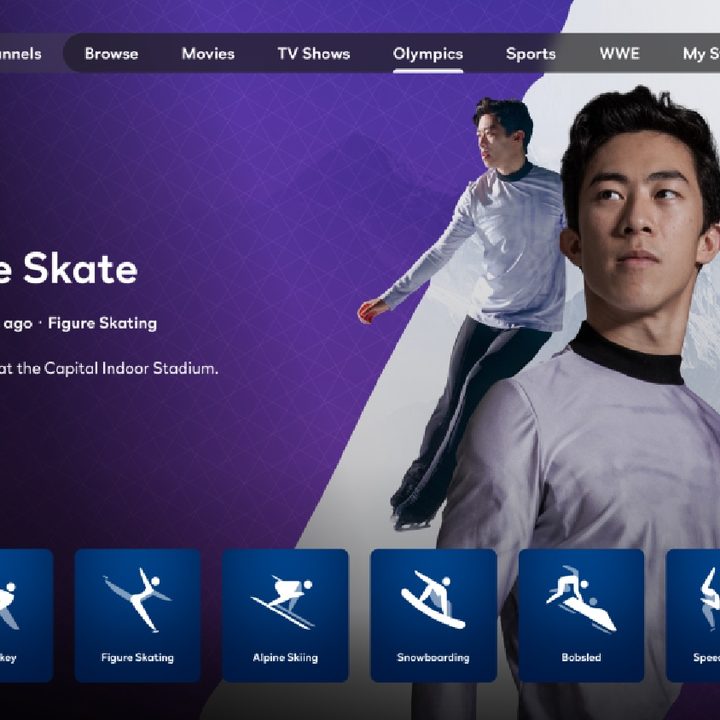 Peacock en los Juegos Olímpicos de Invierno