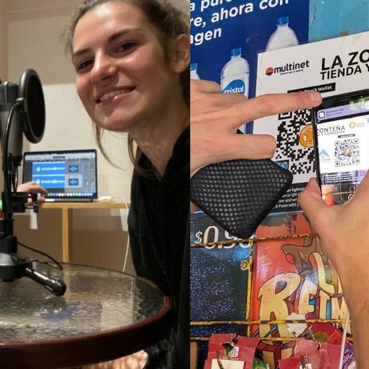 Rikki y Laura, una pareja de italianos entusiastas del Bitcoin, pasaron 45 días en El Salvador.
