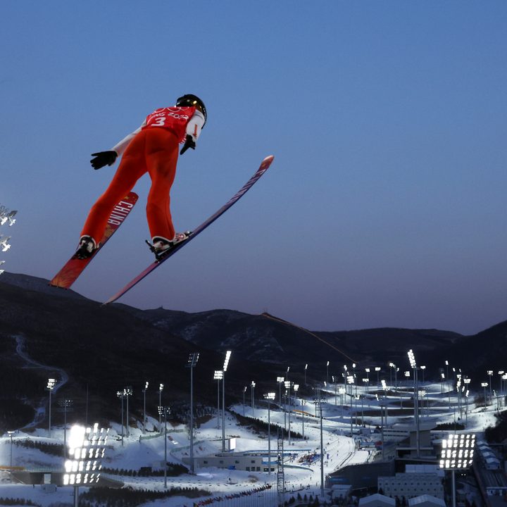 Prueba de salto individual en Beijing 2022