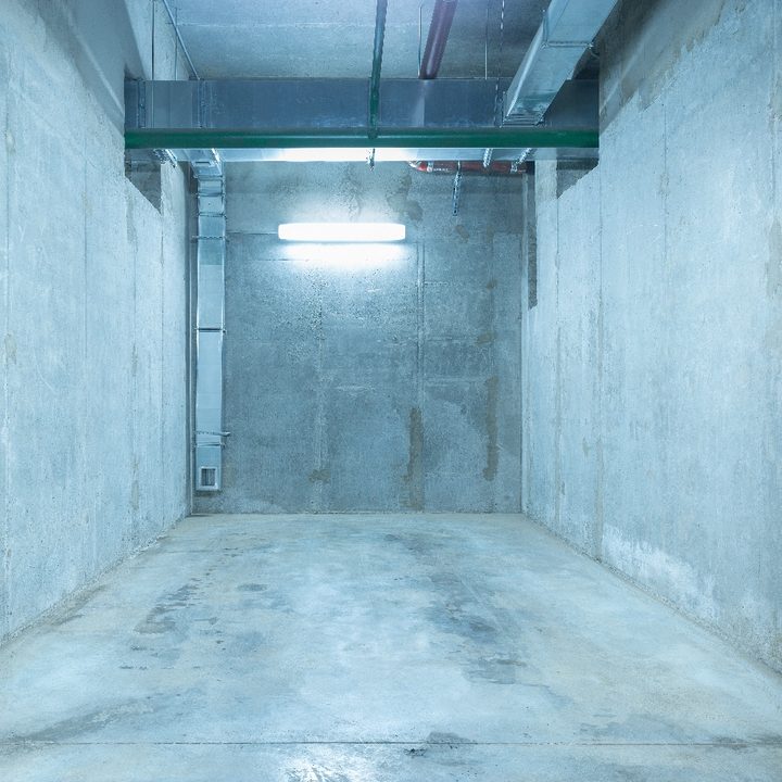 Un estacionamiento subterráneo