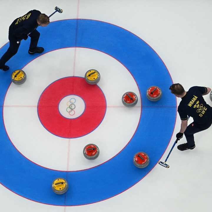 El equipo sueco de curling.