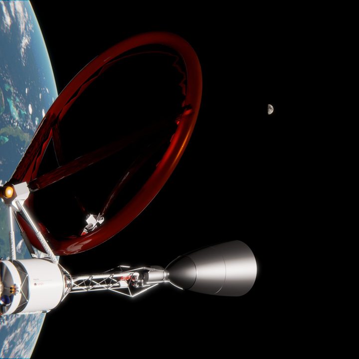 Un equipo de investigadores de Canadá proponen un sistema de propulsión que dispara un láser a una nave en el espacio para que pueda realizar su viaje.