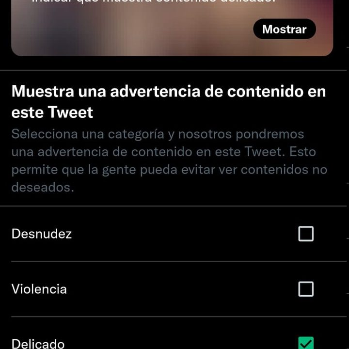 Cómo etiquetar contenido sensible en Twitter