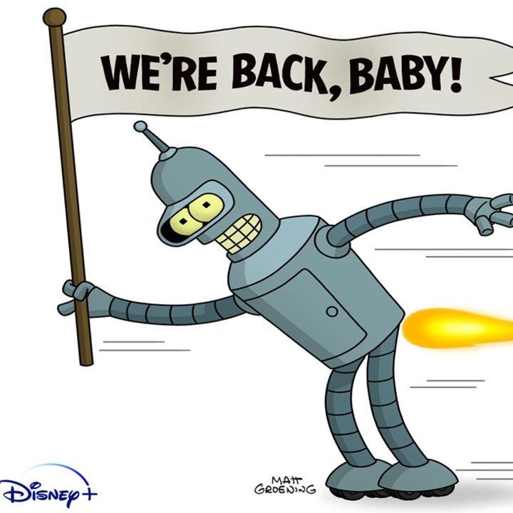 Bender anuncia el regreso de Futurama.