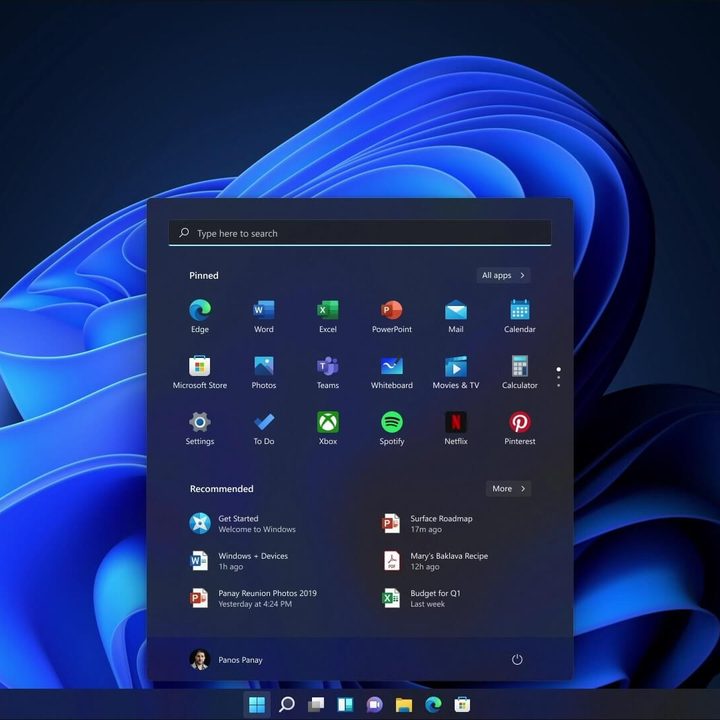 Windows 11 y una marca de agua.