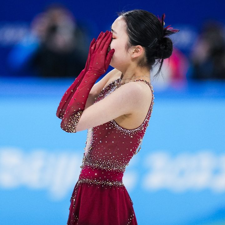 La atleta china Zhu Yi