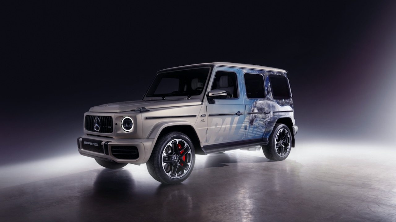 mercedes amg patineta x palace skateboards