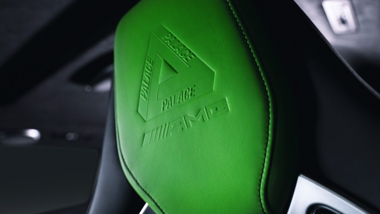 mercedes amg patineta x palace skateboards