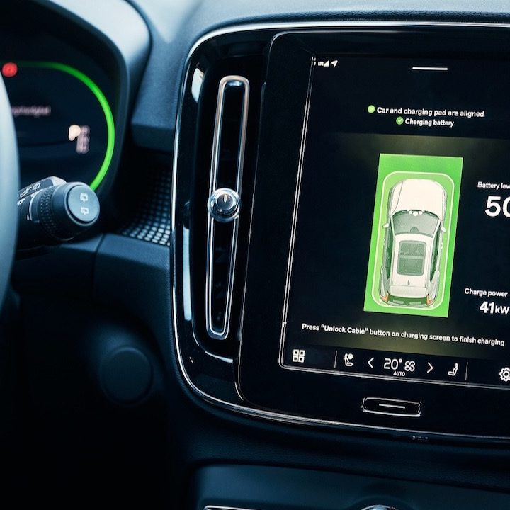volvo carga inalambrica cars tests new wireless charging technology