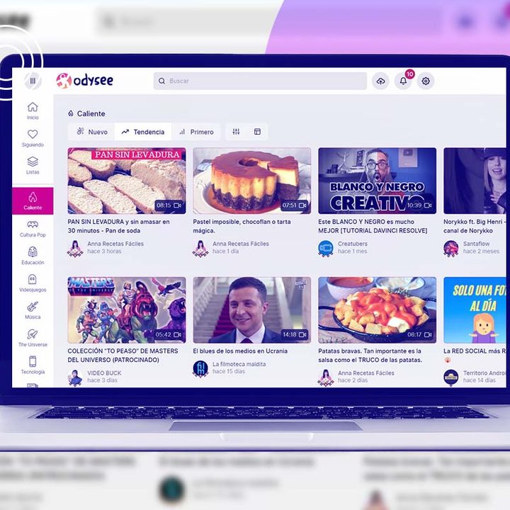 Odysee, la plataforma de videos alternativa a YouTube con postura anticensura.