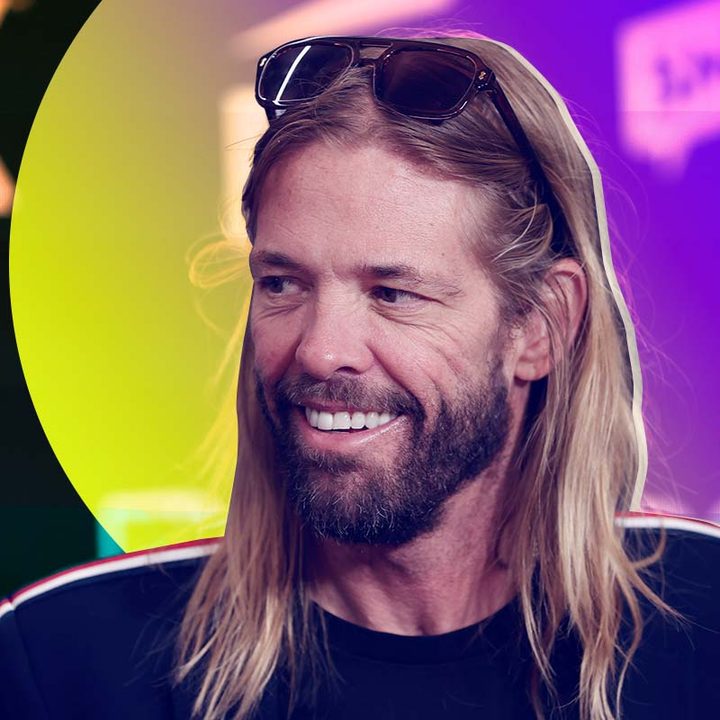 Taylor Hawkins, baterista de la banda de rock Foo Fighters.