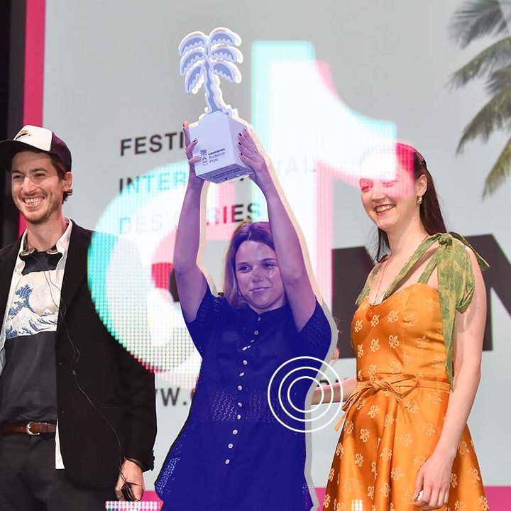 Un grupo de ganadores del Festival de Cine de Cannes.