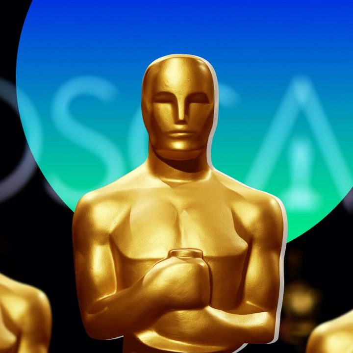 Tres estatuillas de los Premios Óscar.