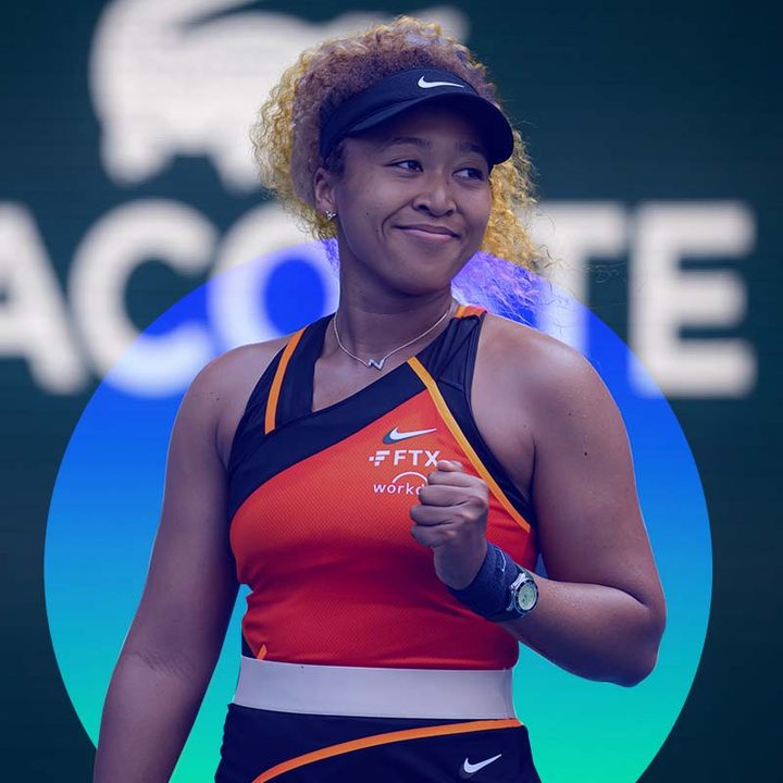 La estrella joven del tenis, Naomi Osaka.