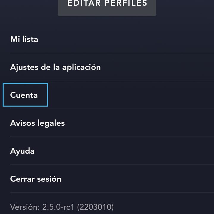 como saber desconocido cuenta streaming disney2