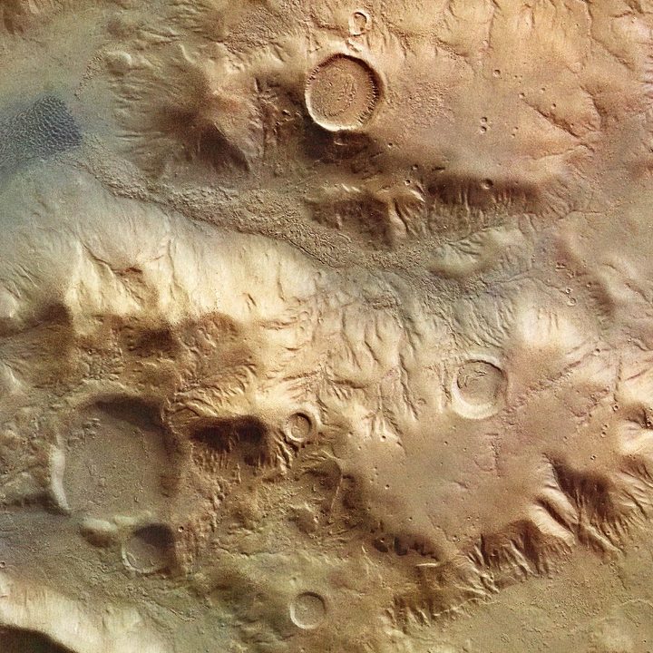 Montaña Nereidum de Marte