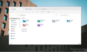 Windows se apronta a incluir pestañas en el Explorador de archivos