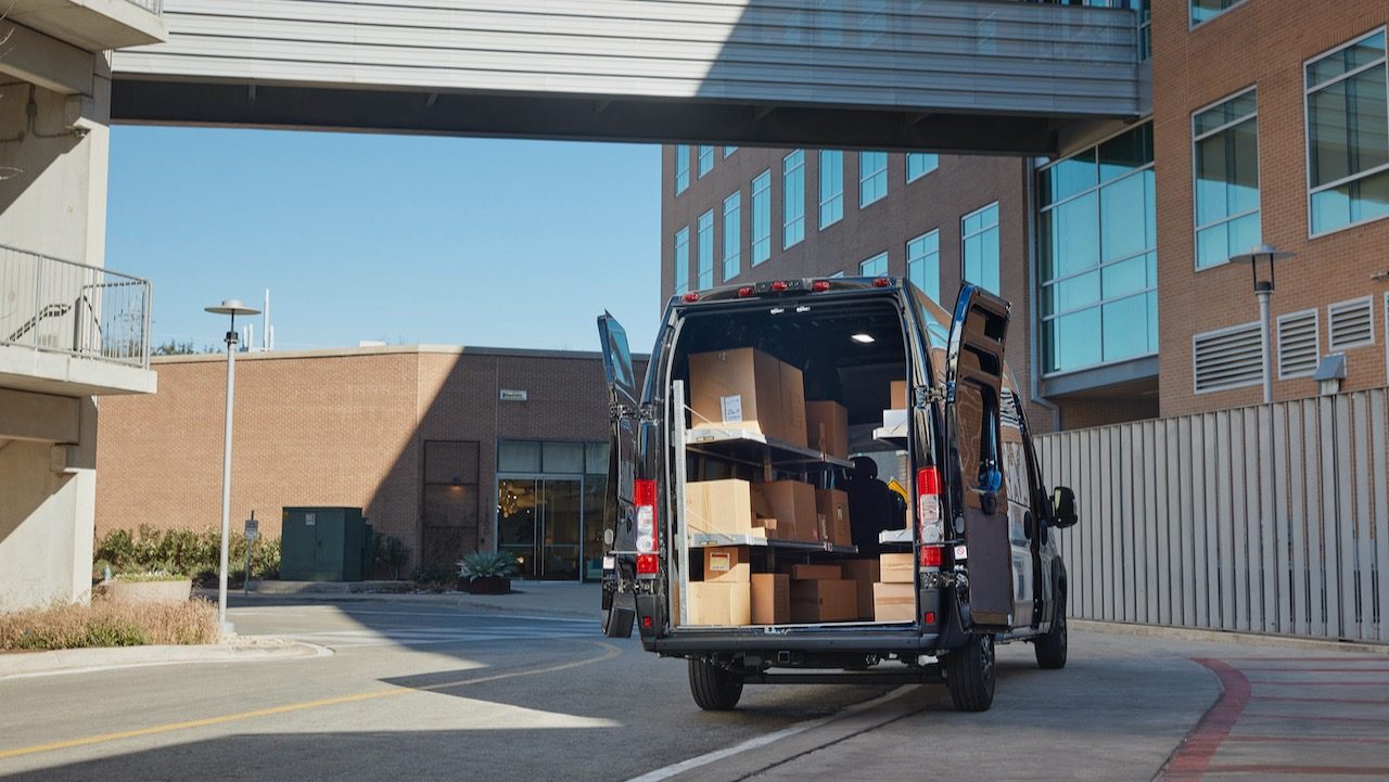 ram promaster 2023 super high roof rear 3 4