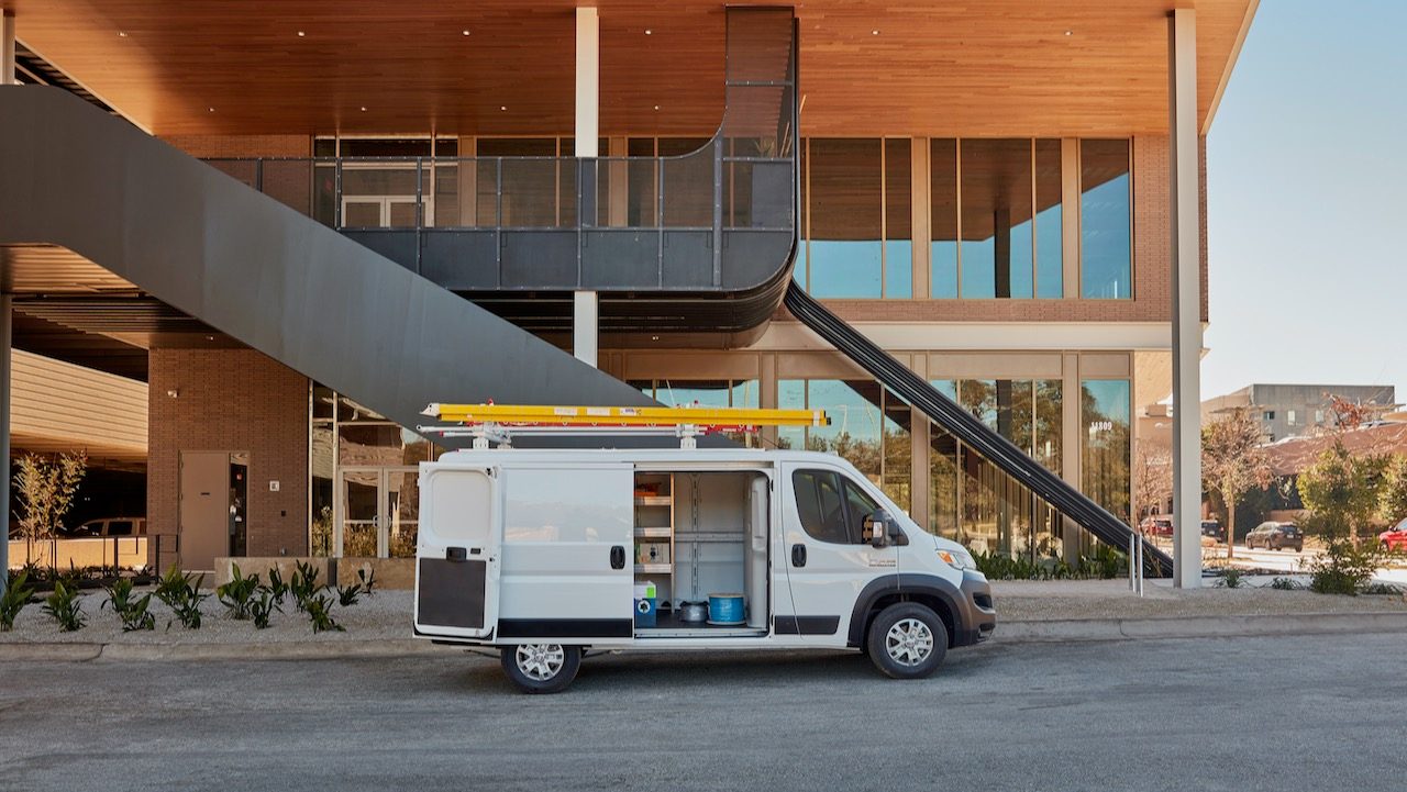 ram promaster 2023 passenger s side profile