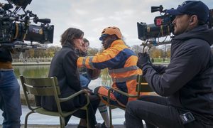 La serie Lupin en pleno rodaje.