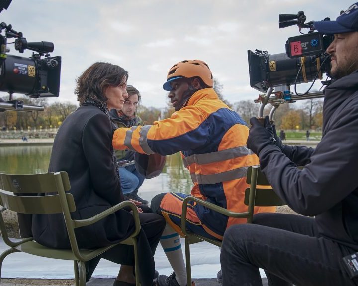 La serie Lupin en pleno rodaje.