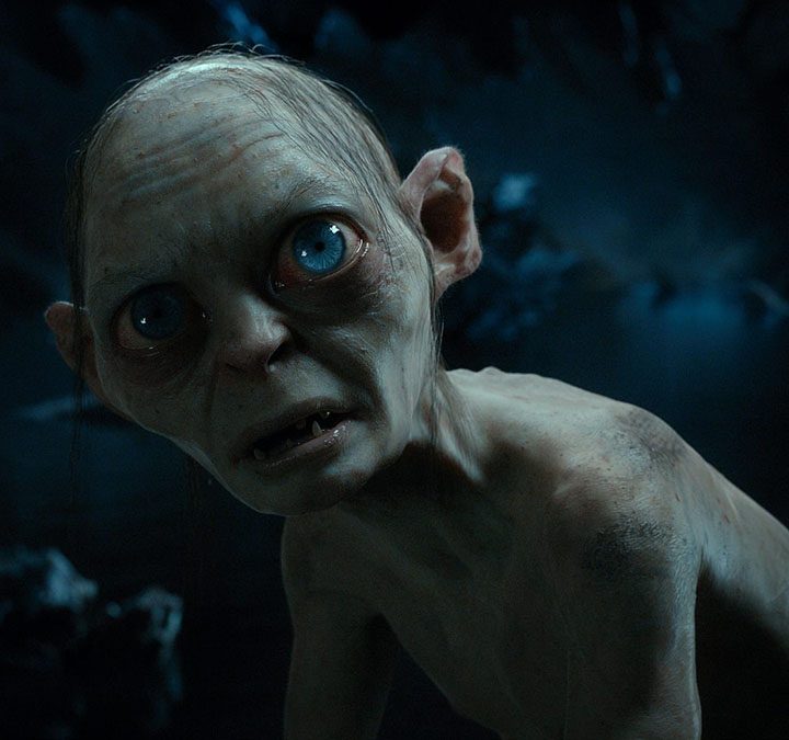 El personaje Gollum de El Señor de los Anillos.