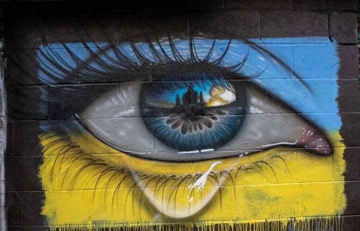 Graffiti en Kiev, Ucrania