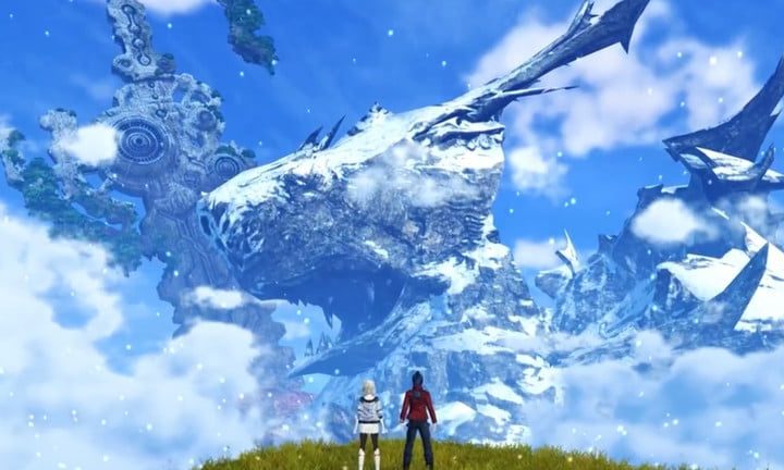 Revelación de un titán en Xenoblade Chronicles 3.
