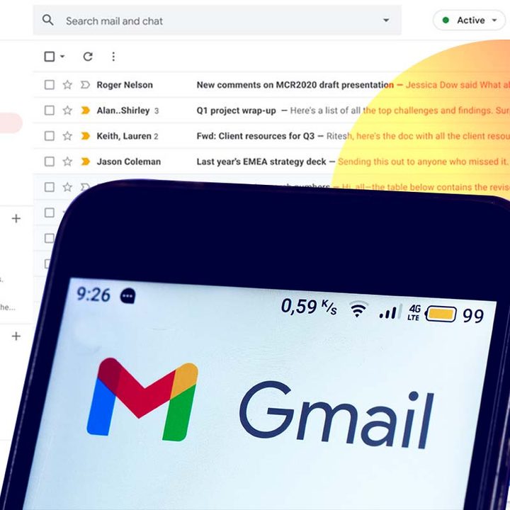 Gmail, la plataforma de Google para gestionar correos electrónicos.