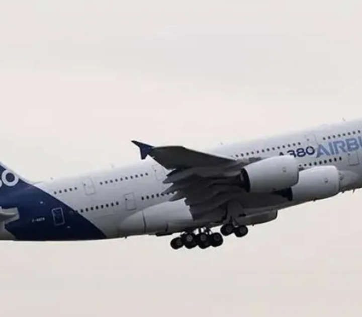 Un avión A380 de Airbus