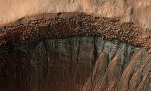marte satelites nasa detecta hielo seco crater cr  ter