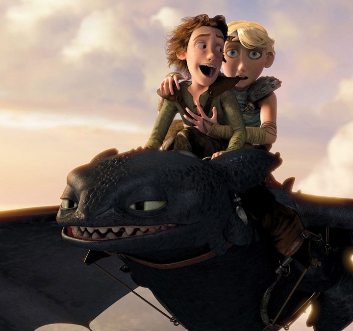 Fotograma de How to Train Your Dragon, una de las mejores películas infantiles en Netflix.