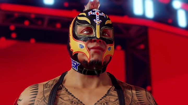 Rey Mysterio de WWE 2K22.