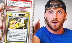 logan paul carta pokemon mas cara del mundo nft pikachu illustrator