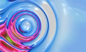 plastico supramolecular regenera abstract blue swirl fluid radial wave background  curve morphing shape