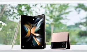 Galaxy Z Flip4 y Galaxy Z Fold4.