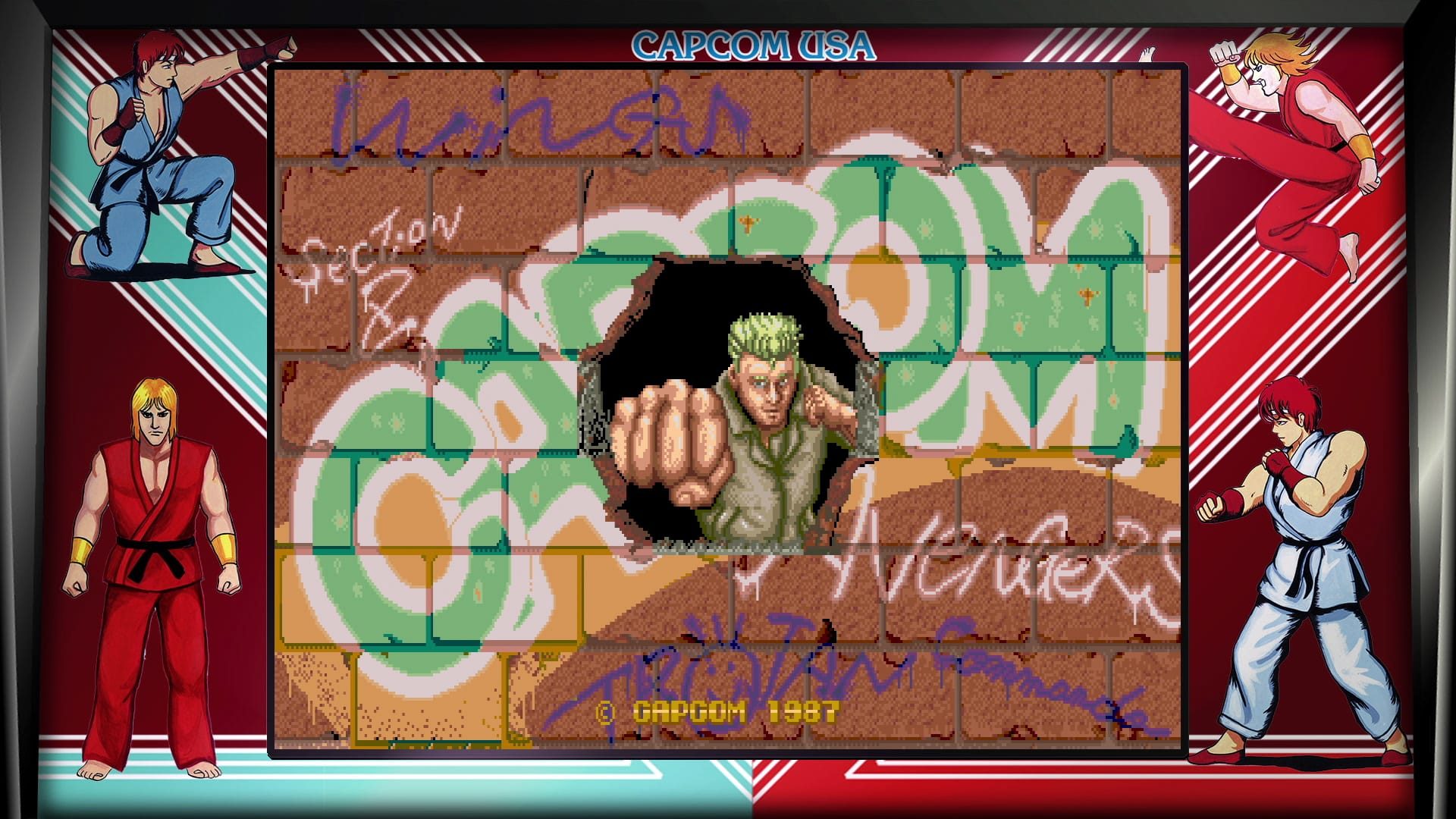 street fighter celebra 35 aniversario sitio web especial sf30 sf1 intro