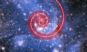 telescopio hubble estrellas en espiral estrella