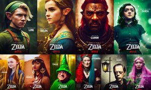 zelda no llegara a netflix carteles publicitarios falsos