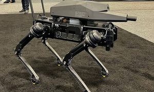 robot chino estilo boston dynamic armas dron china kestrel defense