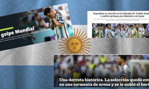 argentina arabia saudita prensa messi tormenta golpe mundial qatar 2022 portadas