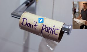 empleados twitter estan llevando su propio papel higienico sin higi  nico